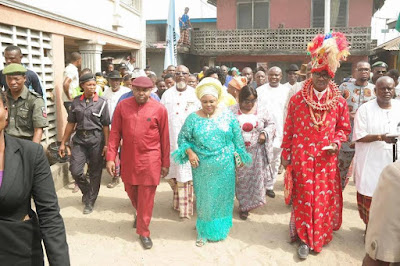 4 Photos: Patience Jonathan is all smiles as she attends event in Rivers State