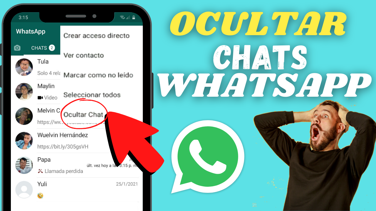 Como ocultar un contacto en whatsapp
