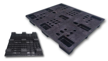 Pallet plastik daur ulang