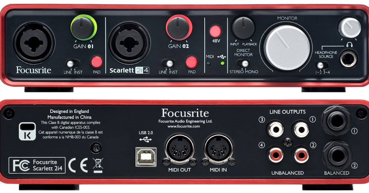 Focusrite Scarlett 2i4 Driver Focusrite Scarlett 2i4 Driver