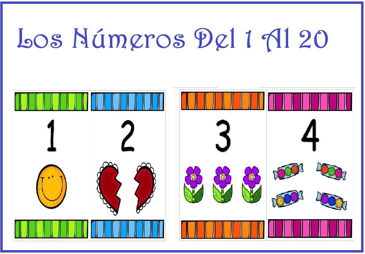Fichas Para Aprender Los Numeros Del 1 Al 20 Pdmrea | Images and Photos ...