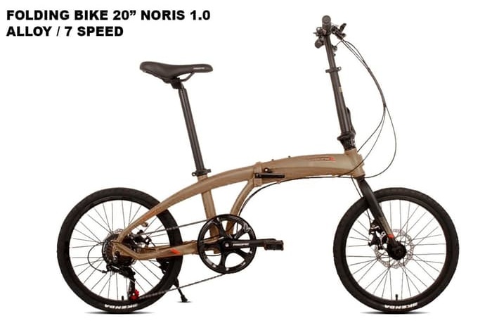 New Sepeda Lipat 20" Pacific Noris 1.0 Alloy & Disc Brake