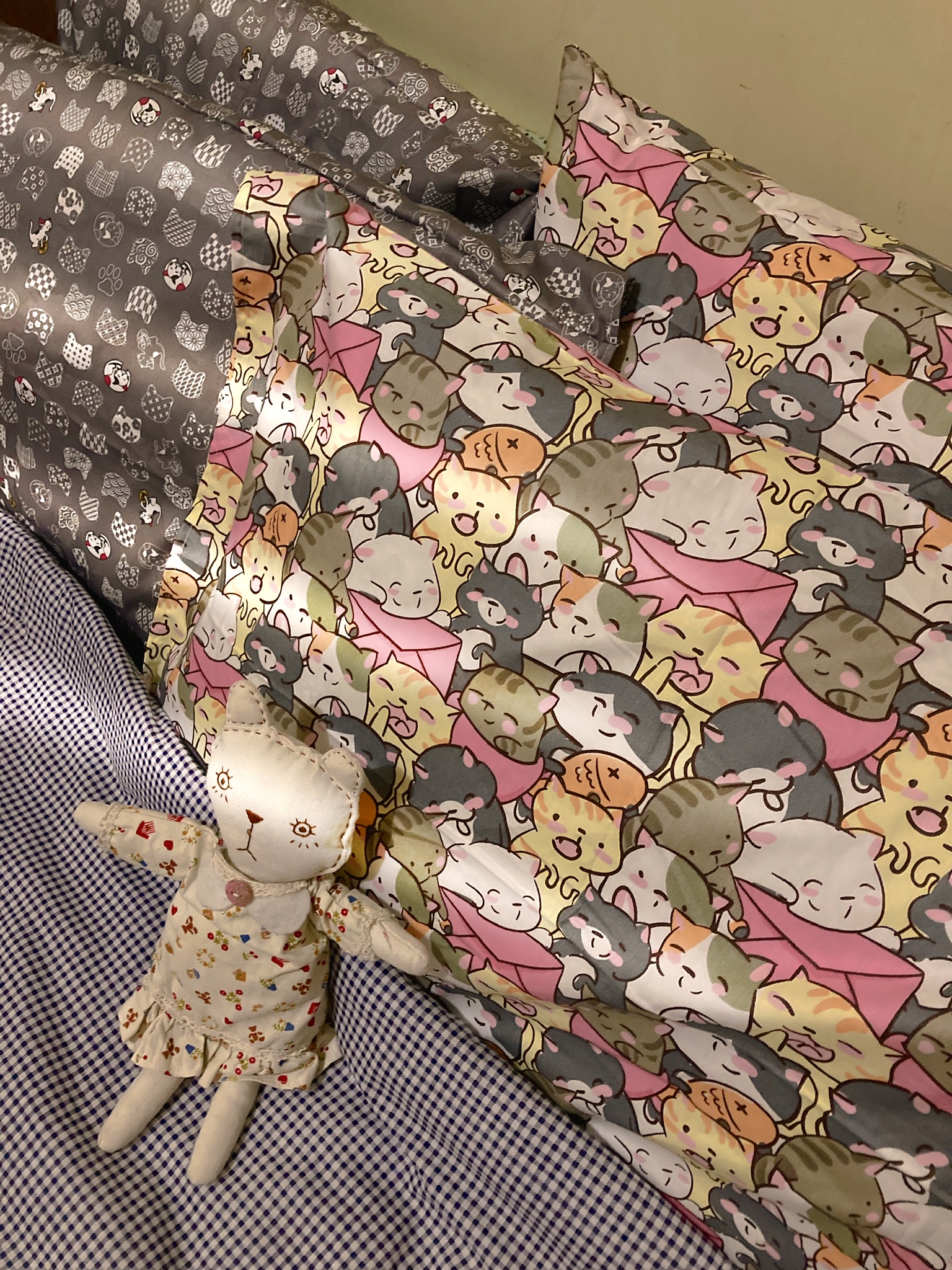 kitty cat pillow cases