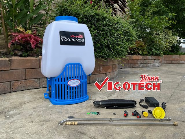เครื่องพ่นยาแบตเตอรี่ 25 ลิตร มอเตอร์คู่14 บาร์-1