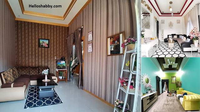 Desain Plafon PVC Ruang Tamu, Awet dan Tahan Lama ~ HelloShabby.com