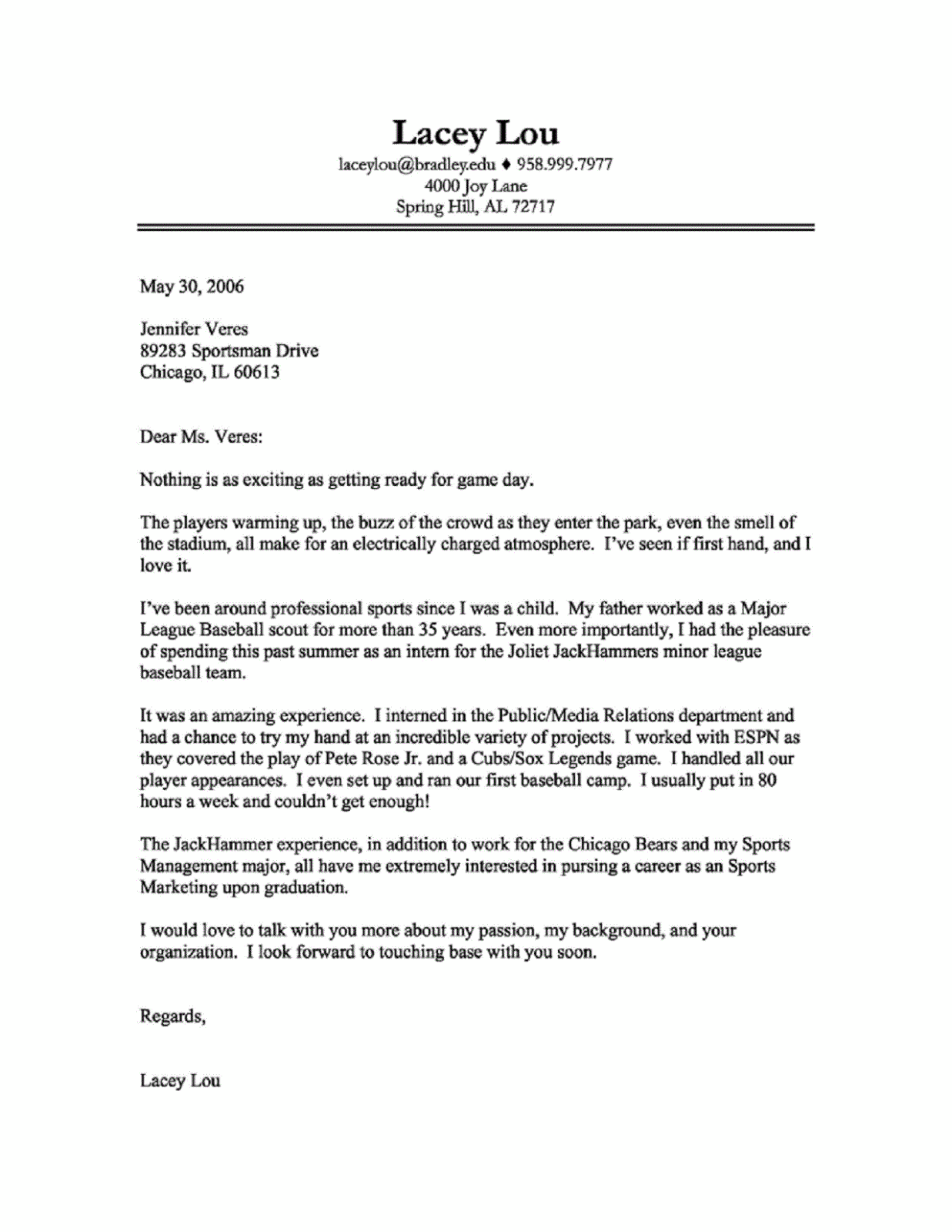 how to write an cover letter