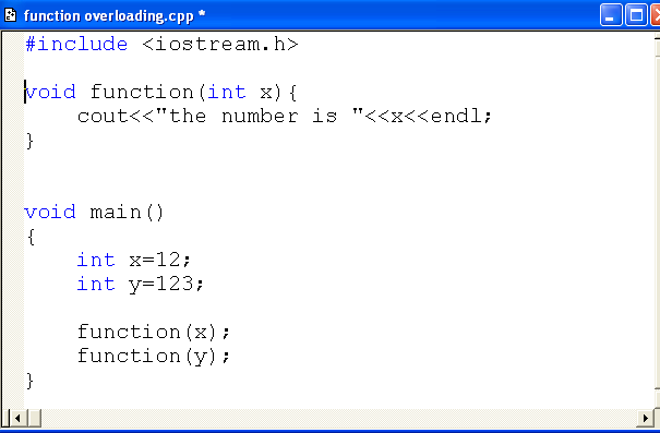 DEVELOPER'S POINT: FUNCTION OVERLOADING IN C++