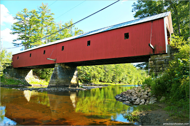 Cresson Covered Bridge en Swanzey, New Hampshire