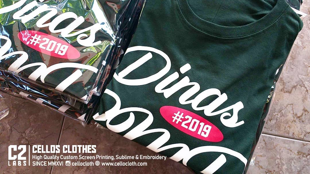 Sablon Kaos Gathering Dinas Bahan Cotton Combed 30s Adem Untuk Outdoor