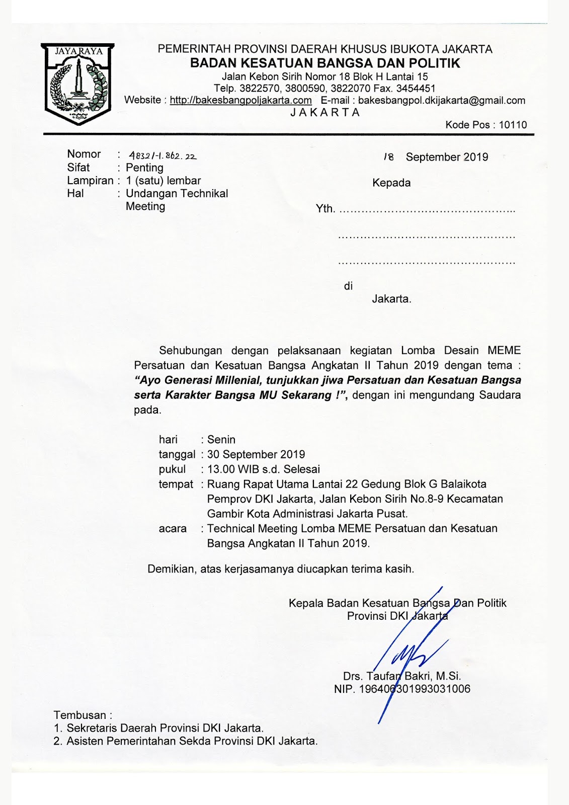 Contoh Undangan Zoom Meeting Via Email | Berkas Belajar