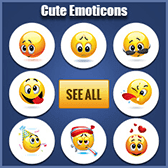 Cute Facebook Emoticons