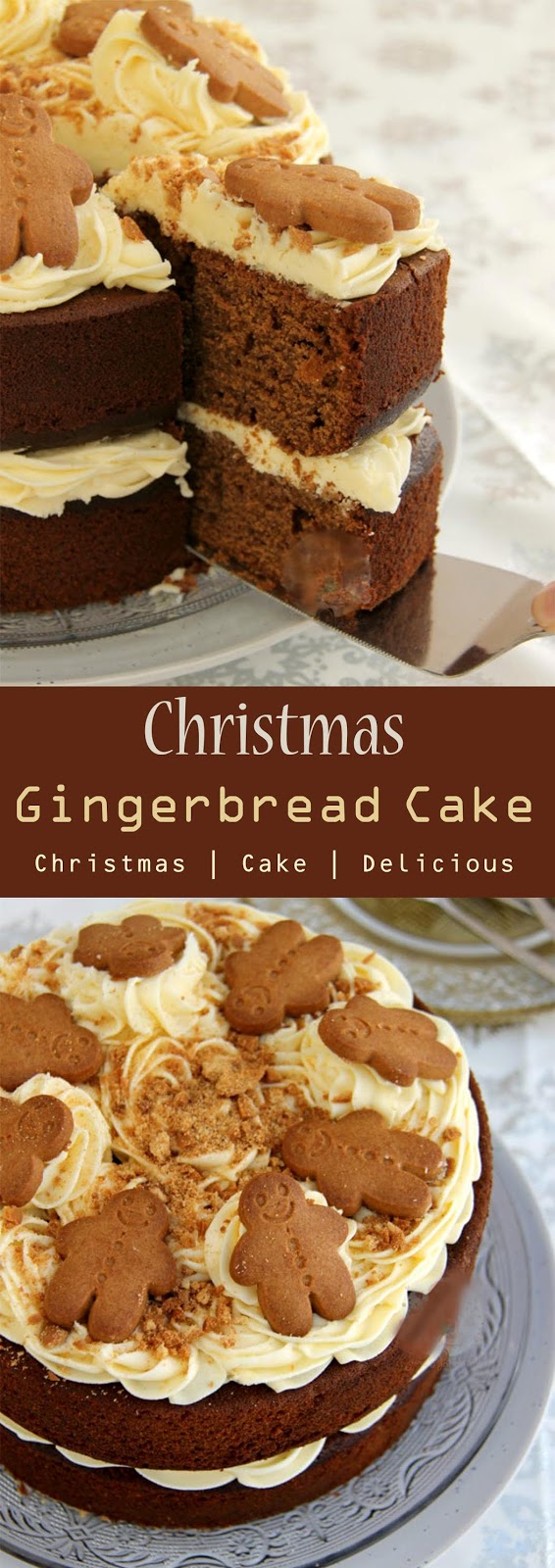 Christmas Gingerbread Cake