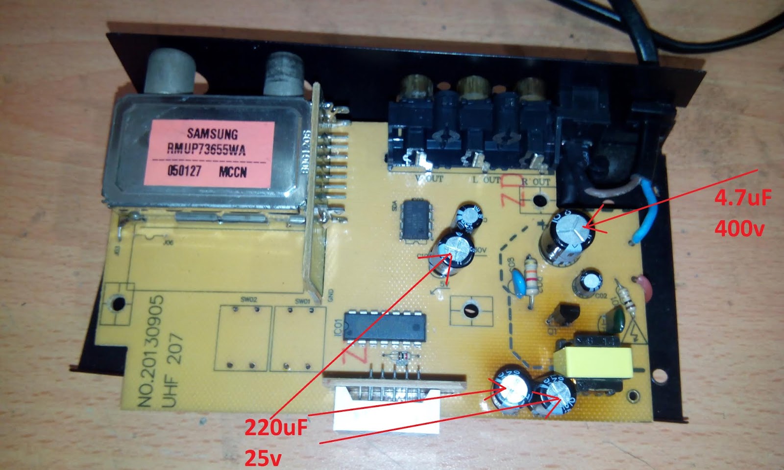 Life Begins at Forty YAGITENNA CH2169 RF modulator repair