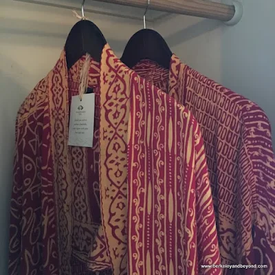 batik guest robes at Tradewinds Carmel in Carmel, California