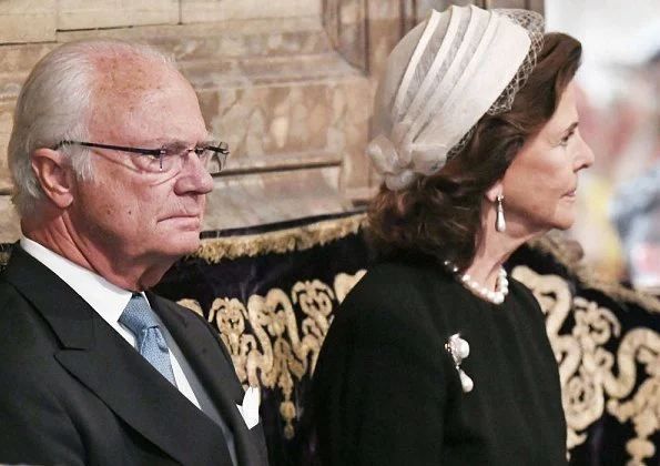 King Carl XVI Gustaf, Queen Silvia, Crown Princess Victoria, Prince Daniel, Prince Carl Philip and Princess Sofia at Riksdag