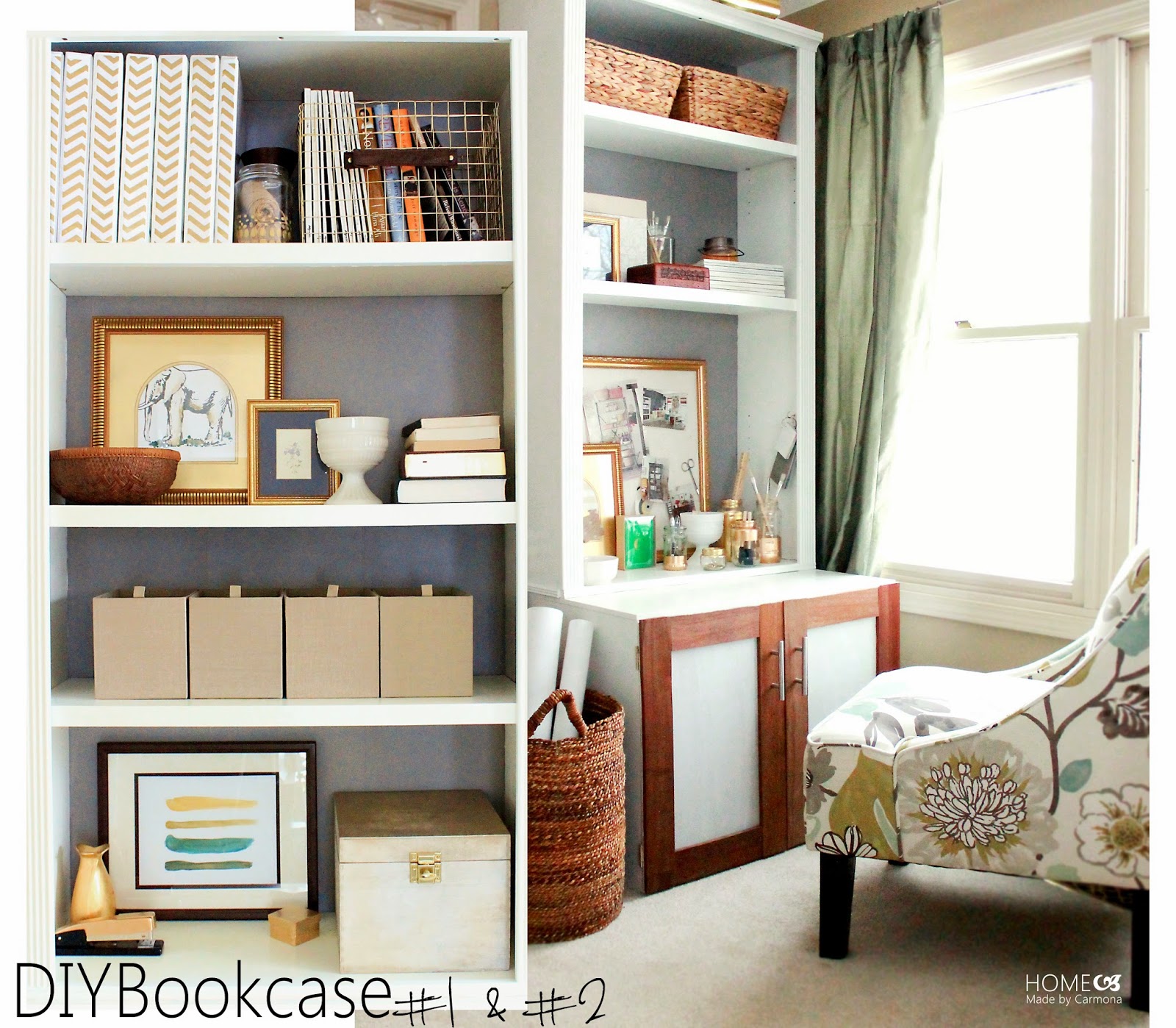 A Little Bookcase Styl'in {& A Big Makeover} | Home Made by Carmona