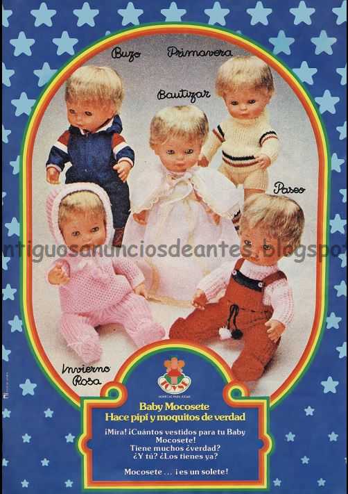 muñeco baby mocosete antiguo