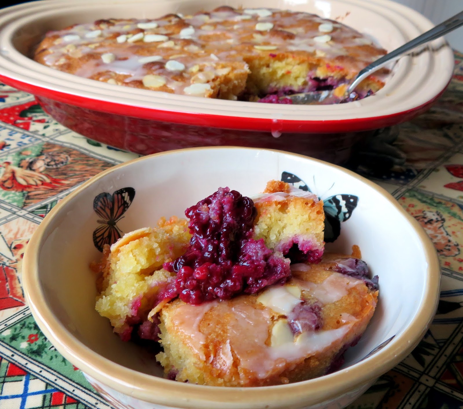 Blackberry Bakewell Pudding The English Kitchen