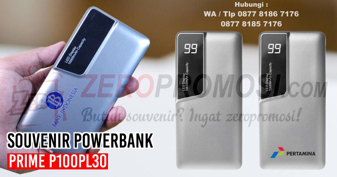    Jual Merchandise Powerbank Arden P100PL30 custom logo