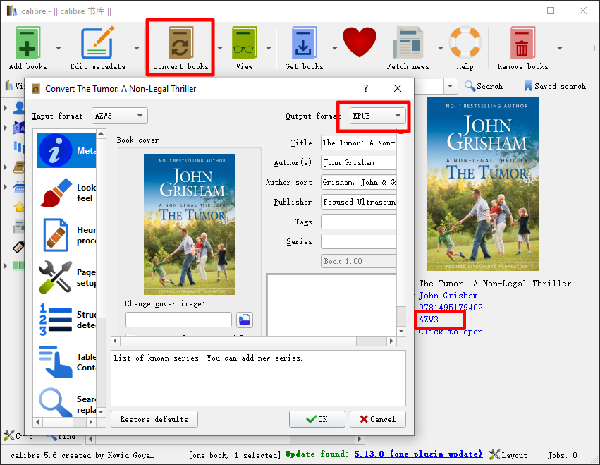 3 Ways to Convert AZW3 to ePub eBook Converter