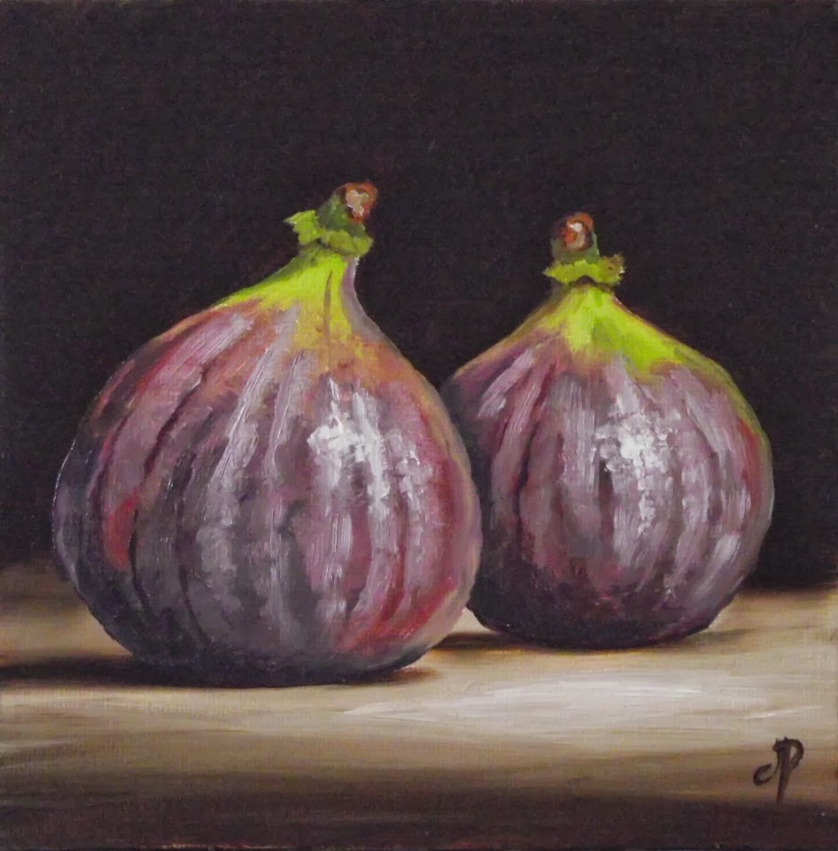 Jane Palmer Fine Art Pair of Figs