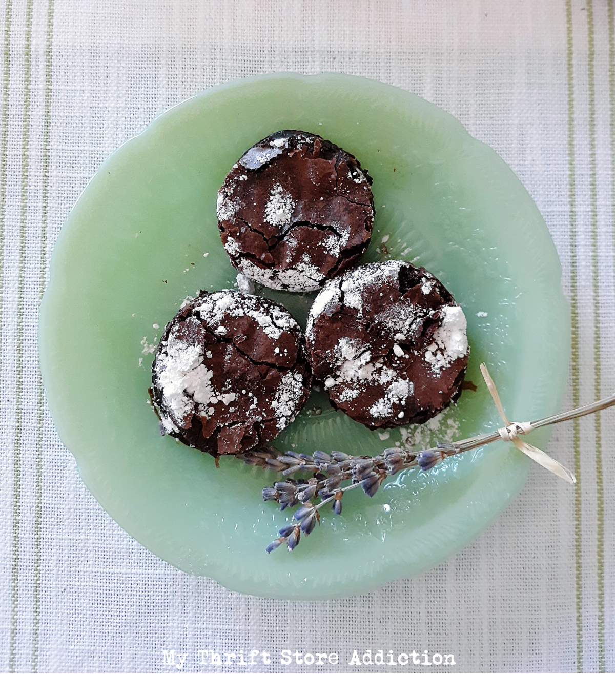 The Lavender Cookbook brownies