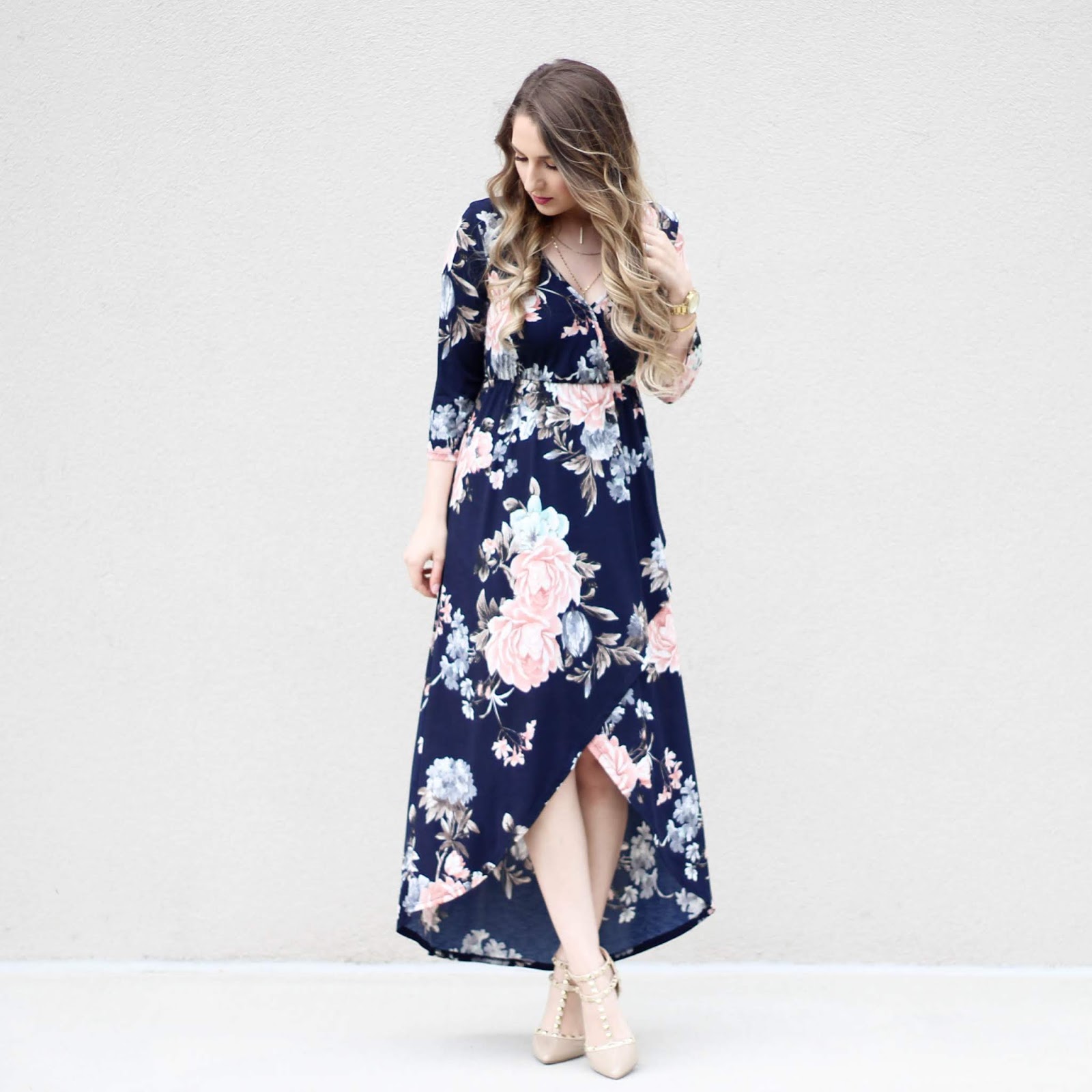 THE FLORAL MAXI WRAP DRESS I'M LOVING ...