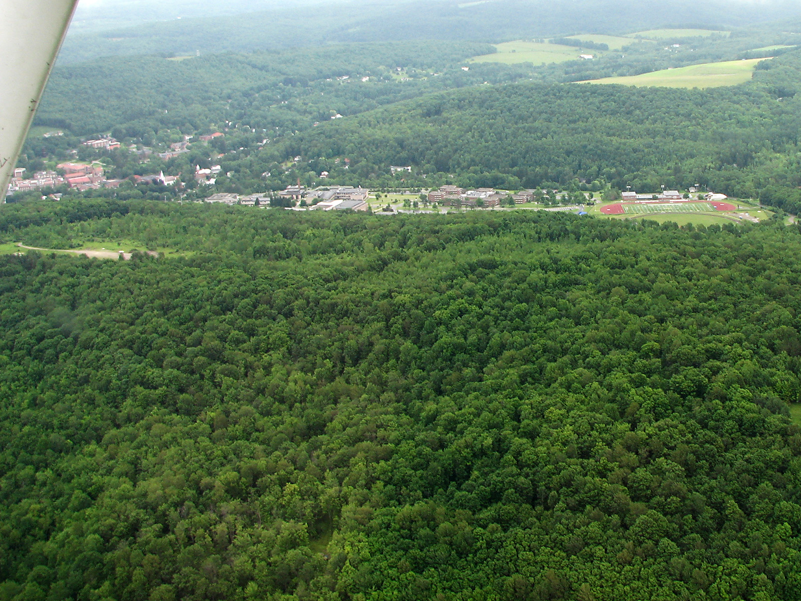 A mile of runway will take you anywhere. NY Trip, Day 2 Avoiding clouds on the way to Syracuse