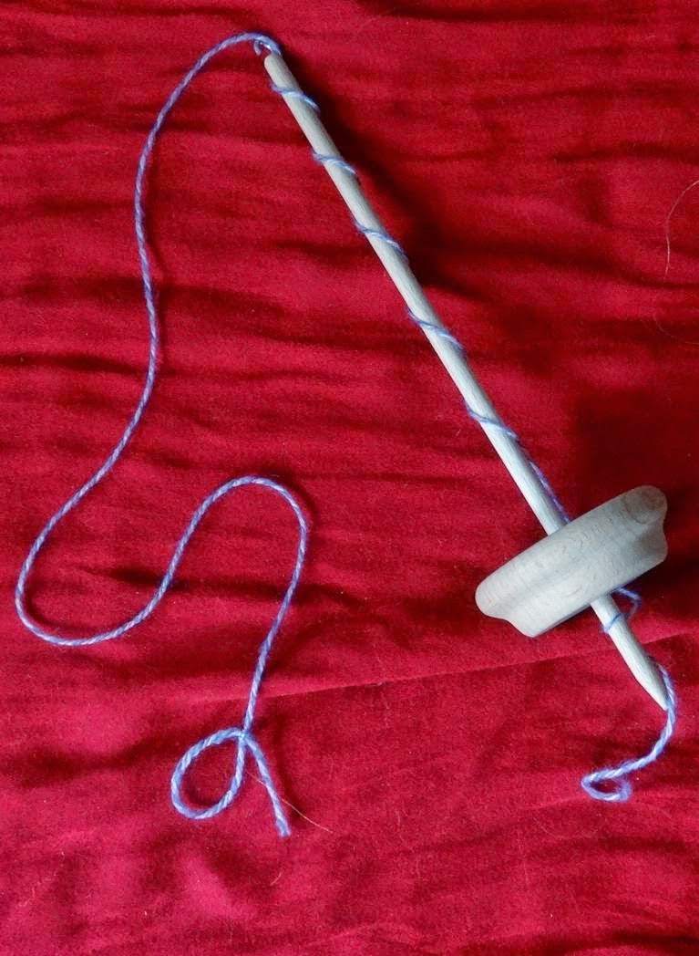 Seidenraupe - Handarbeitsblog: Funktionsweise der Handspindel