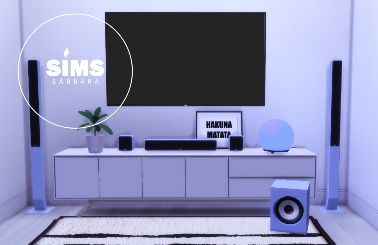 SIMS 4 AESTHETIC SPEAKERS Bárbara Sims