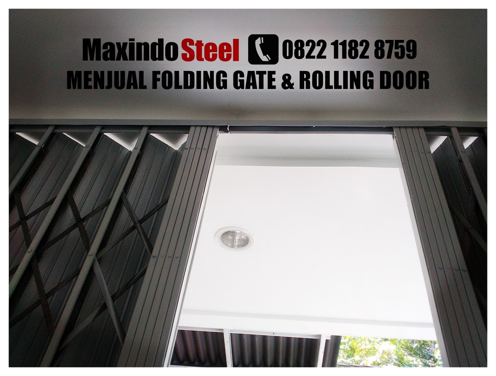 DAFTAR HARGA FOLDING GATE PER METER MURAH BEKASI HARGA ROLLING DOOR