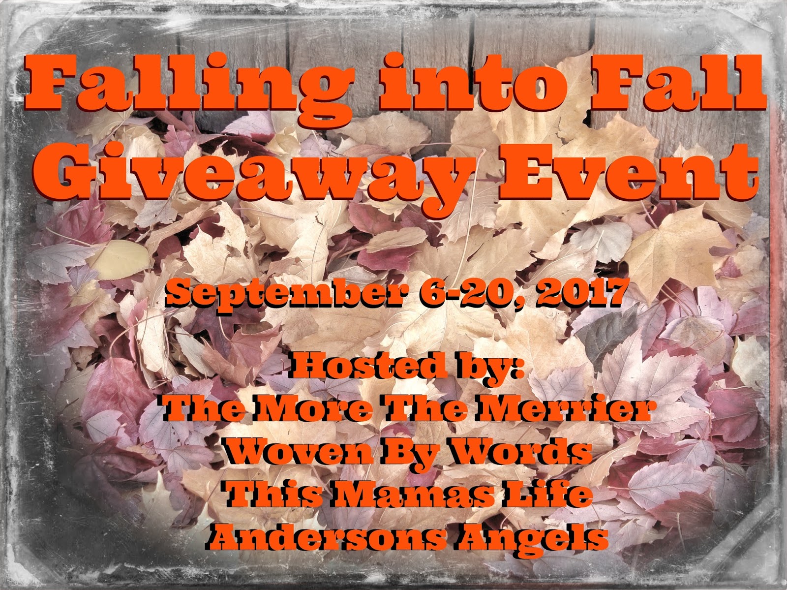 Woven by Words Falling Into Fall 25 Amazon Gift Card Giveaway