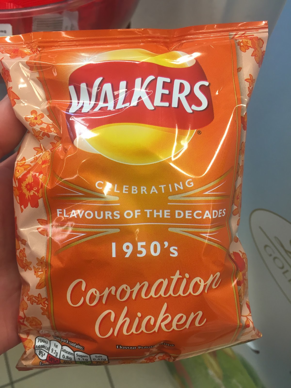 Walkers Flavours Of The Decades Crisps Coronation Chicken etc