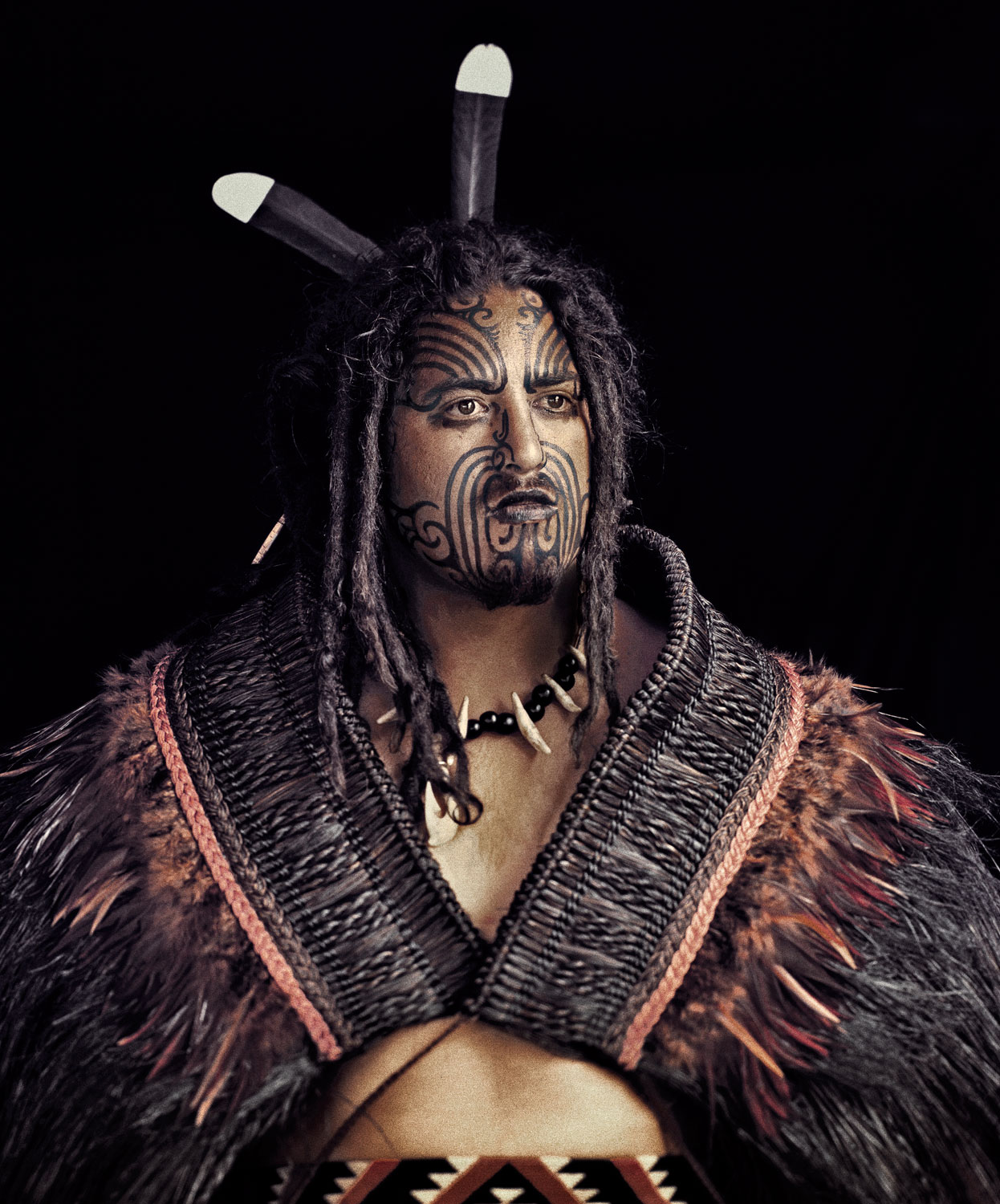 White Wolf : Stunning Portraits Of The Maori People By Photographer