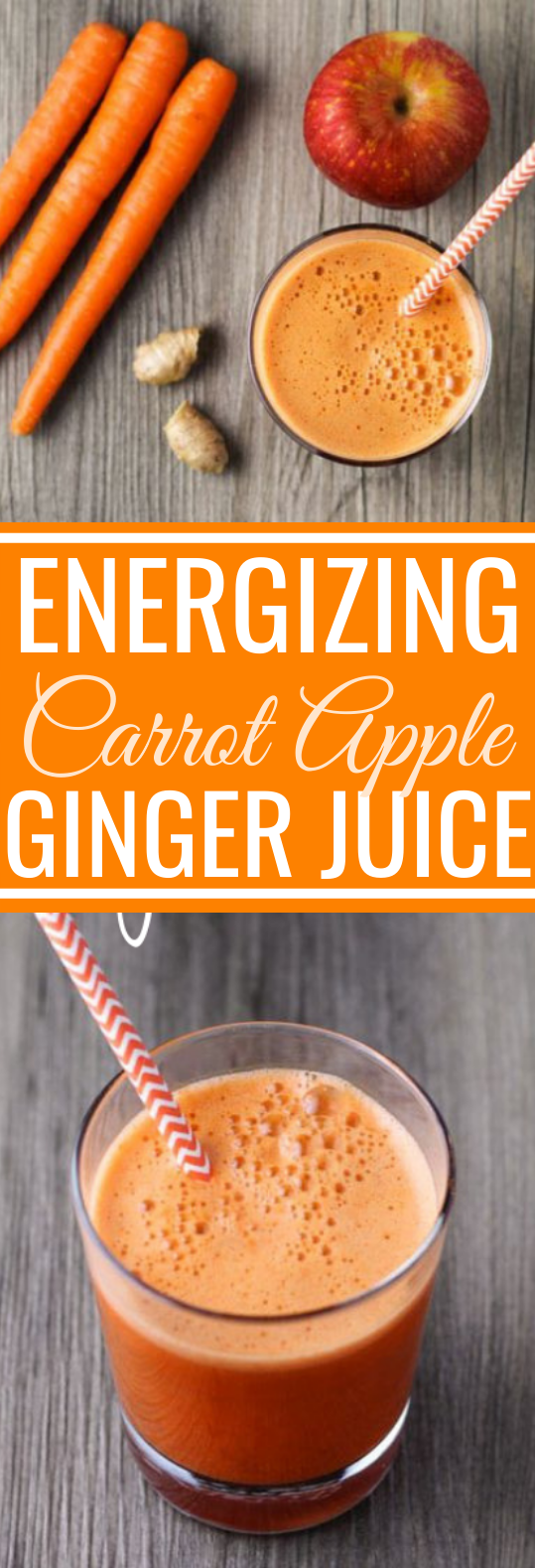 Energizing Carrot, Apple, Ginger Juice #drinks #healthy #juice #smoothie #detox