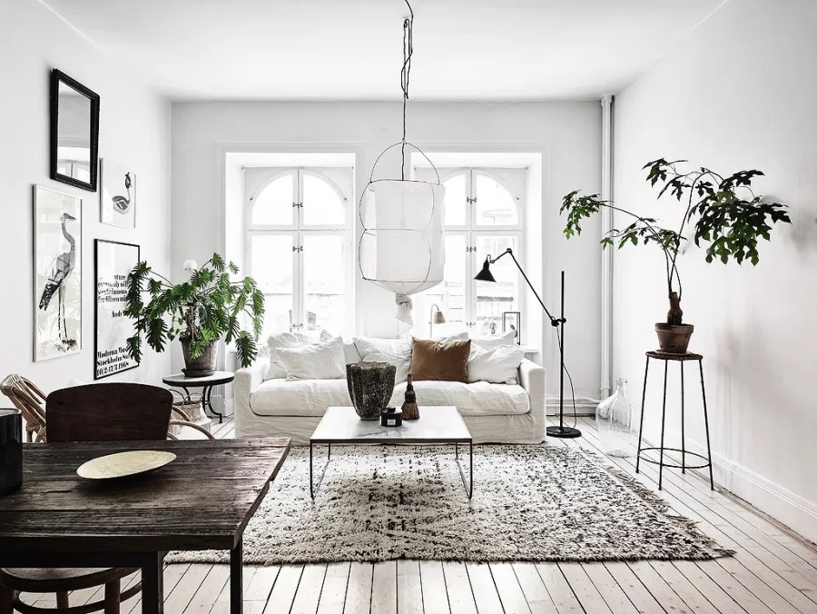 soggiorno stile scandinavo