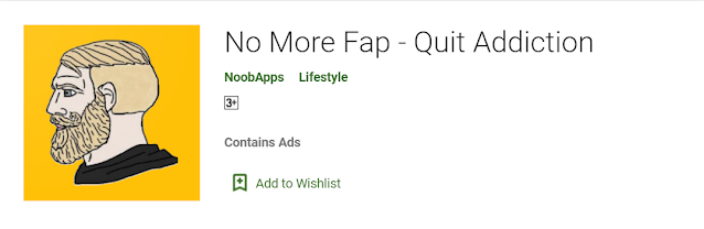 No Fap, Play Store