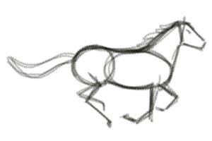 horse-drawing