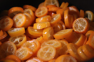 Candying kumquats