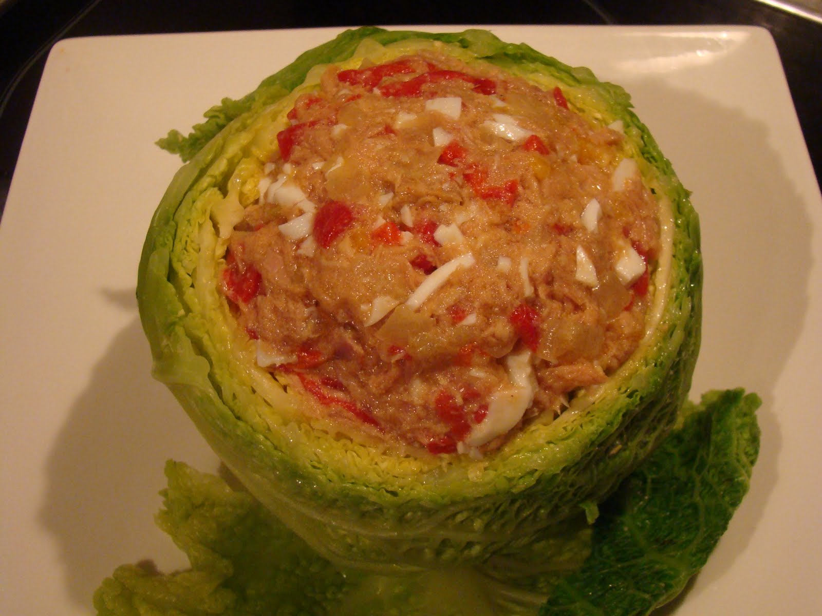 Савойская капуста фаршированная мясным