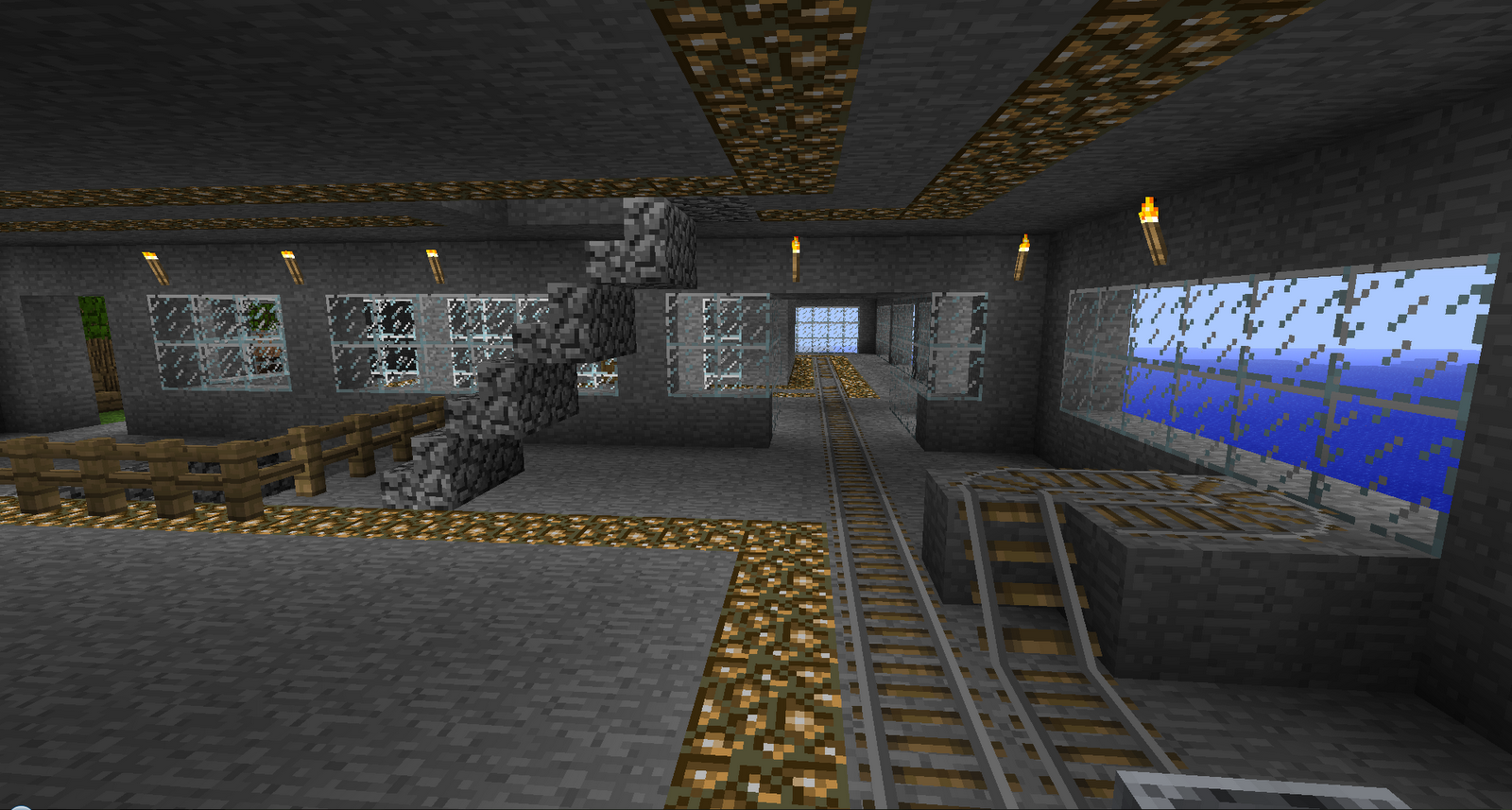 Minecraft Stuff: Minecart Railway Station