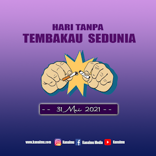 gambar poster ucapan  hari tanpa tembakau sedunia psd png- kanalmu