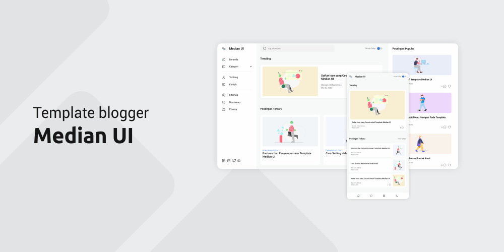 Median Ui v1.3 - Premium Blogger Template