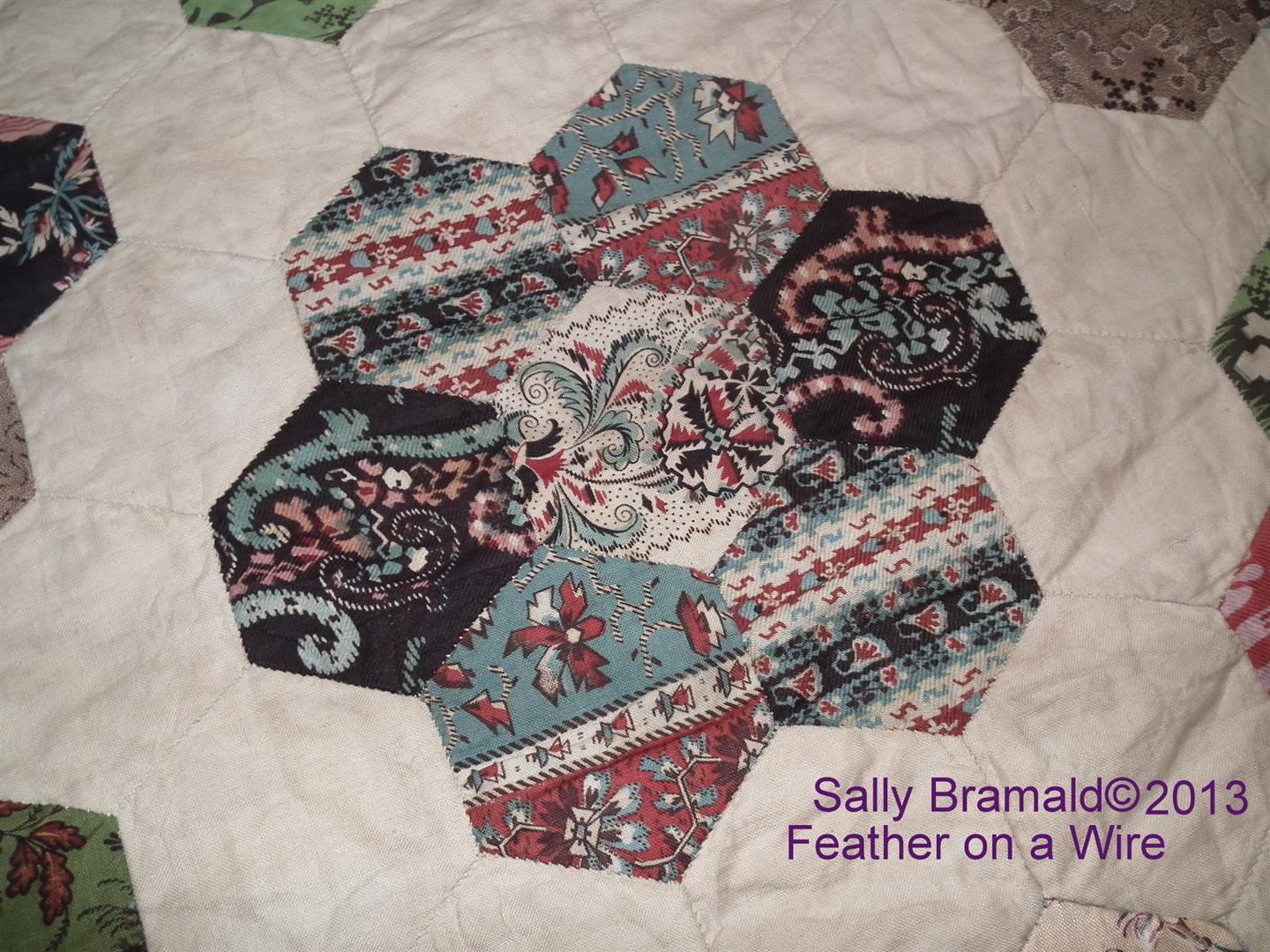 Feather On A Wire One of my old quilts (very photo heavy), Sarah Fox