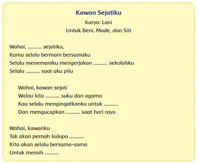 puisi Kawan Sejatiku karya lani www.simplenews.me