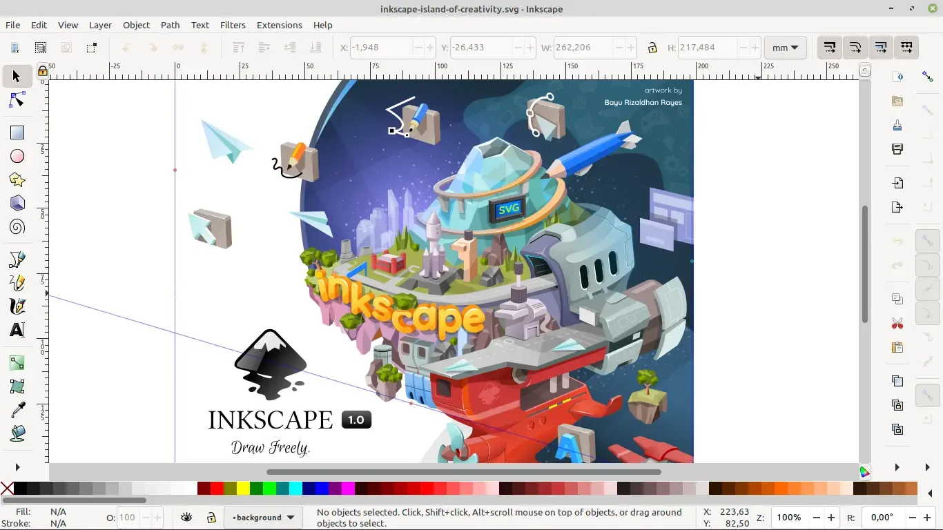 Cara Install Inkscape di Linux Mint