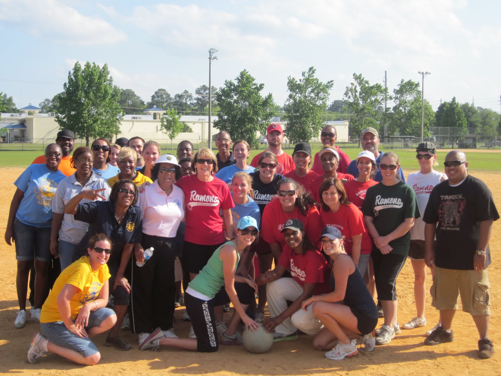 Mrs. Parenteau's Kindergarten Kiddos Faculty Kickball Game!