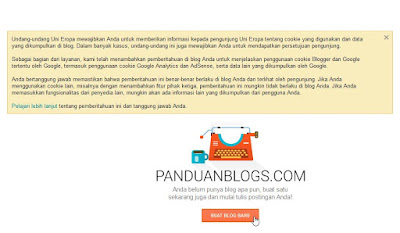 Cara Membuat Blog Gratis di Blogspot/Blogger.com