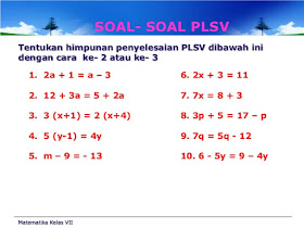 Soal Ulangan Harian Persamaan Dan Pertidaksamaan Linear Satu Variabel Matematika Smp Mts Kelas 7 Dan Pembahasannya Soal Matematika Sd Smp Sma Smk Uts Uas Ukk Usbn