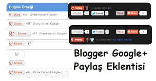 Blogger Google+ Paylaş